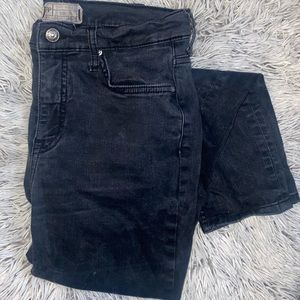 Black high waisted jeans (FREE PEOPLE)